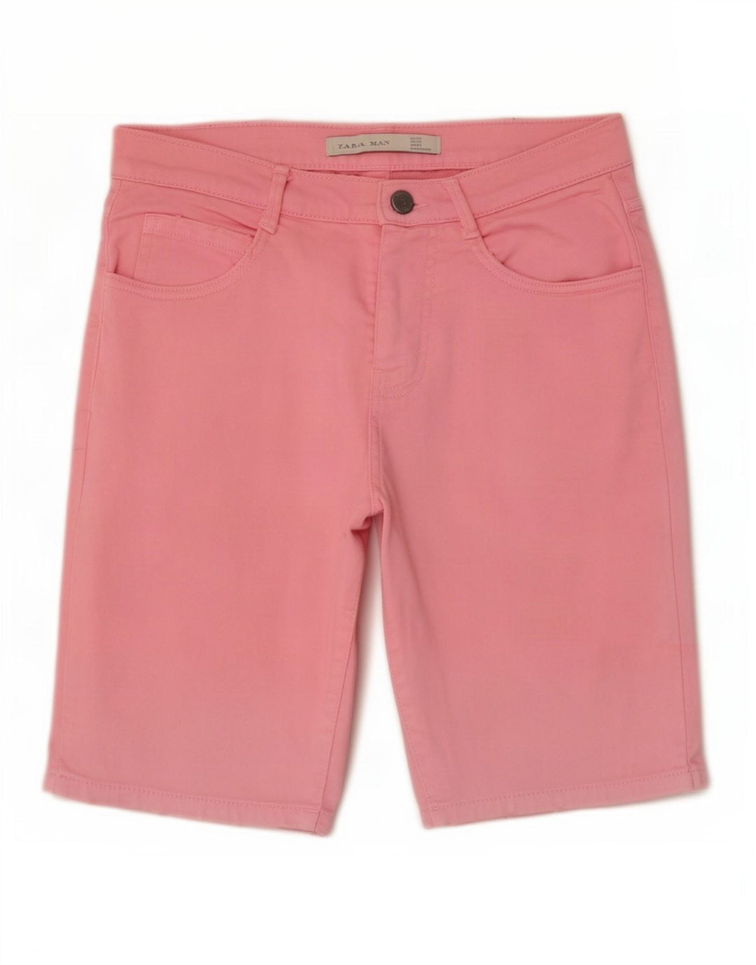 Pantaloncini casual da uomo Zara EU 38 piccoli W30 rosa