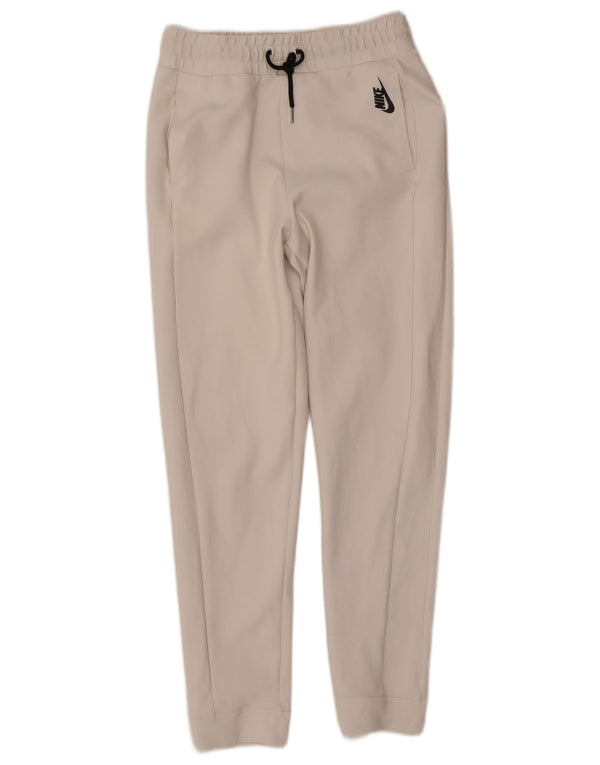 Pantaloni da tuta da donna Nike Joggers UK 6 XS nylon bianco