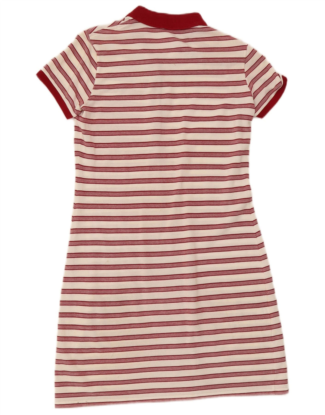 Abito polo da donna Lacoste taglia 38 cotone medio a righe bianche
