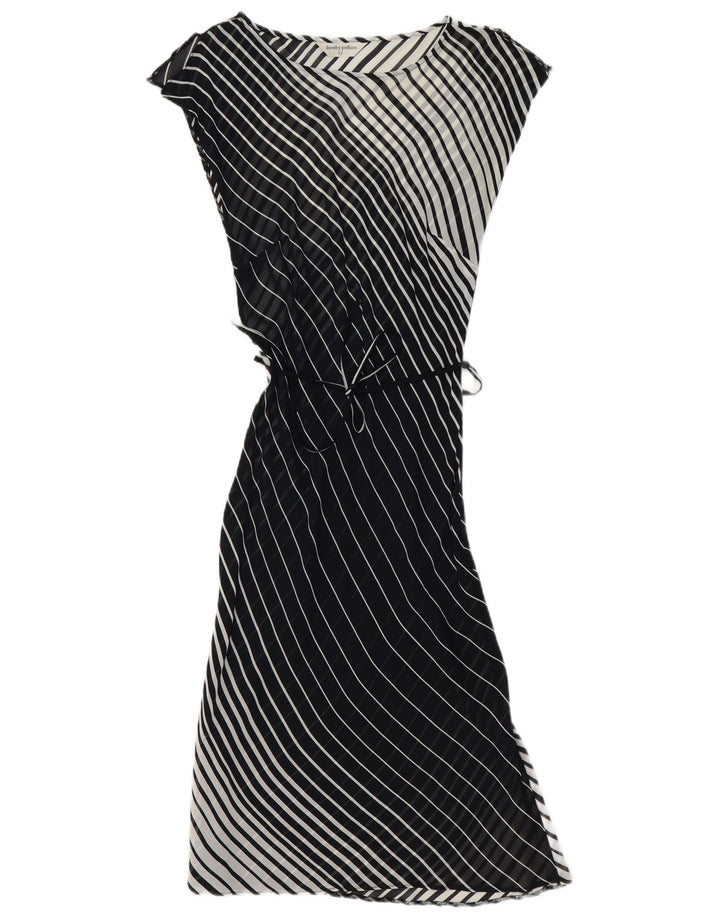 Abito basic senza maniche da donna Dorothy Perkins UK 12 medio a righe nere