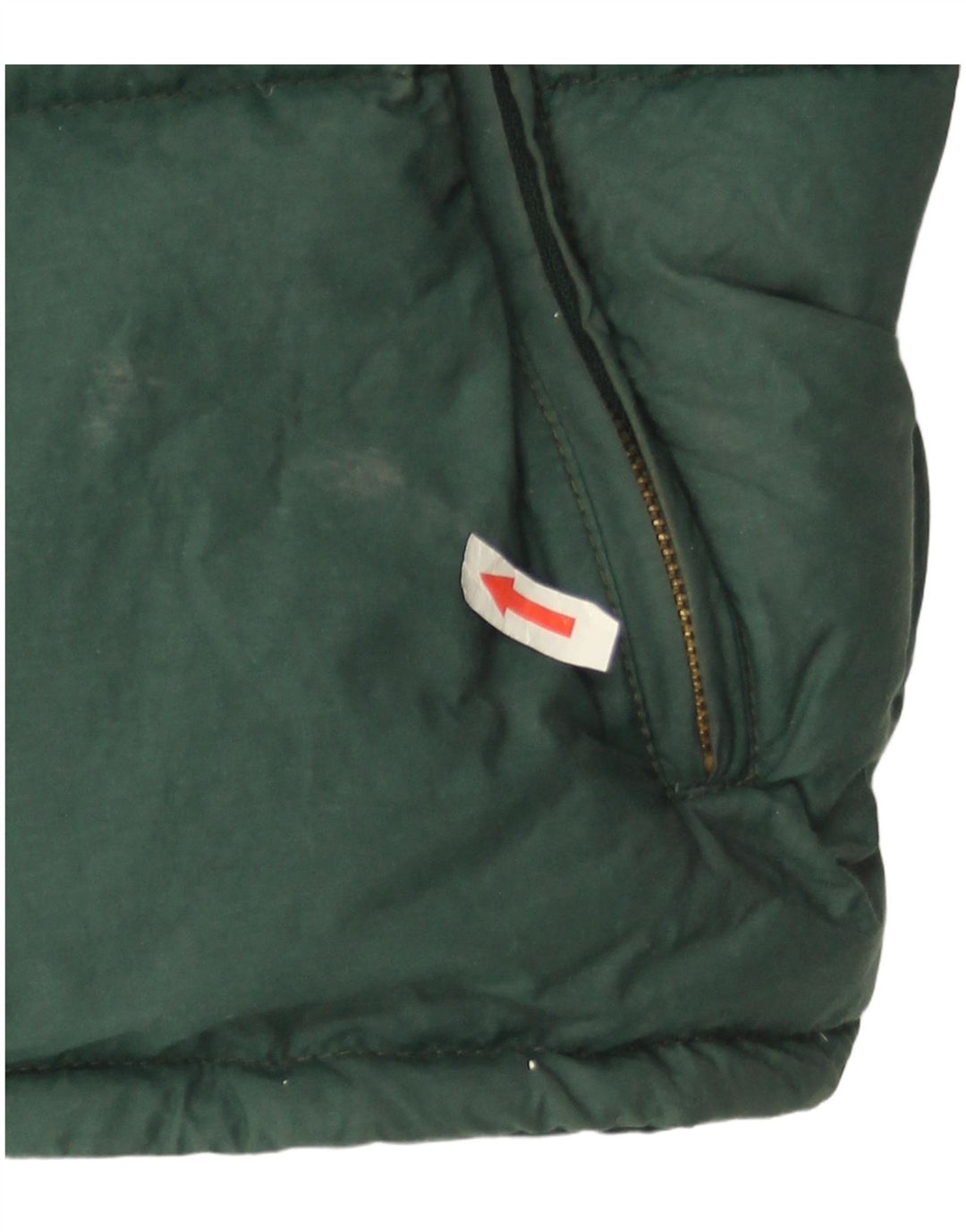 Gilet imbottito con fodera da donna Martin UK 14 cotone verde medio
