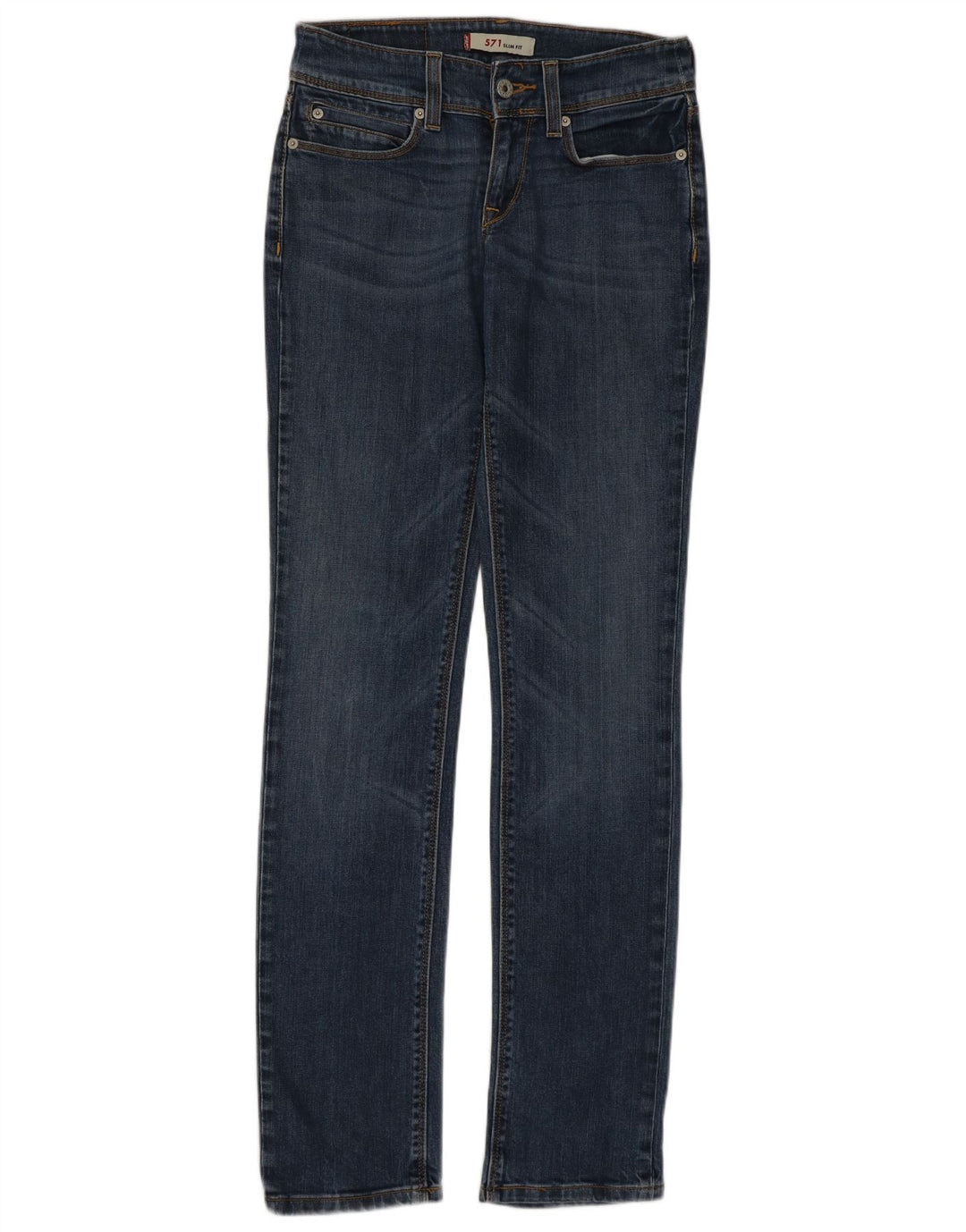 Jeans Levi's 571 Slim da donna W27 L34 cotone blu