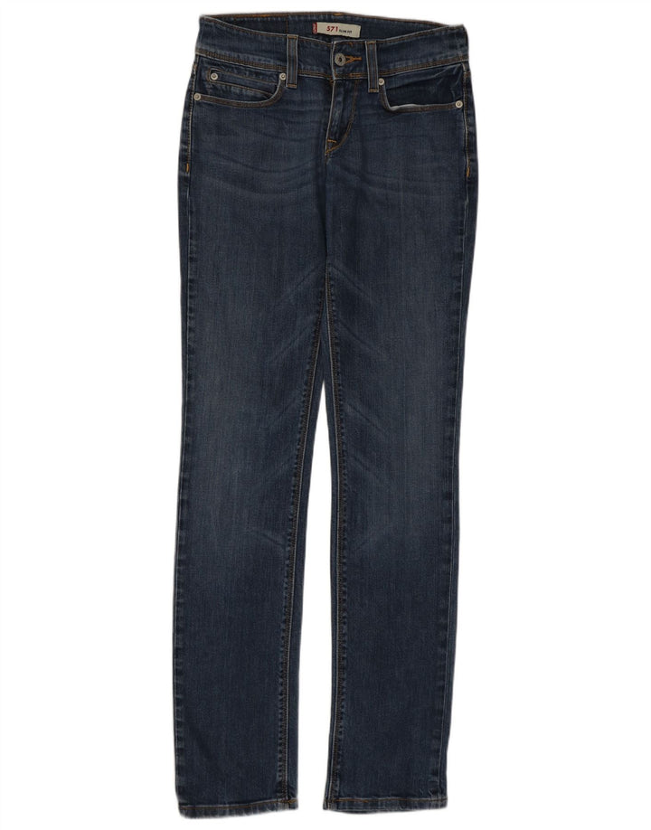 Jeans Levi's 571 Slim da donna W27 L34 cotone blu