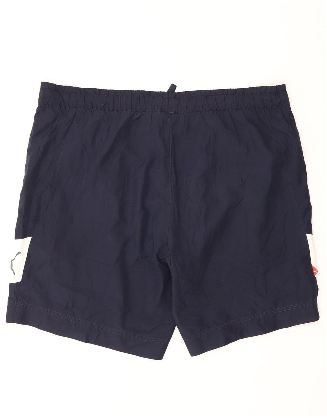 Pantaloncini sportivi da uomo Puma Medium in poliestere color block blu navy