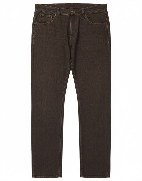 Levi's Uomo 504 Jeans dritti W36 L34 Grigi