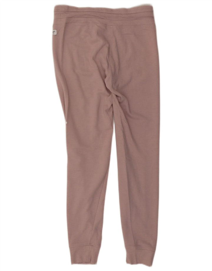 CALVIN KLEIN Tuta intera grafica oversize da donna UK 10 Small Rosa