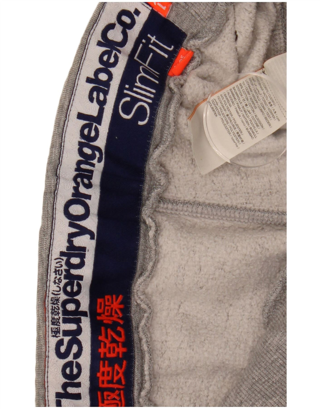 Pantaloni da tuta da uomo slim fit Superdry Joggers XL in cotone grigio