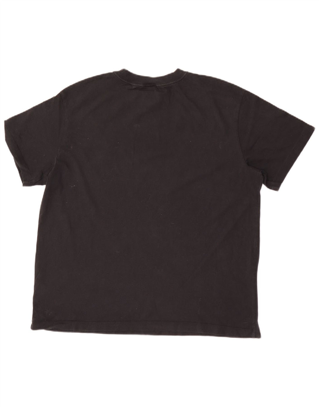 T-shirt da uomo NIKE Top media in cotone nero