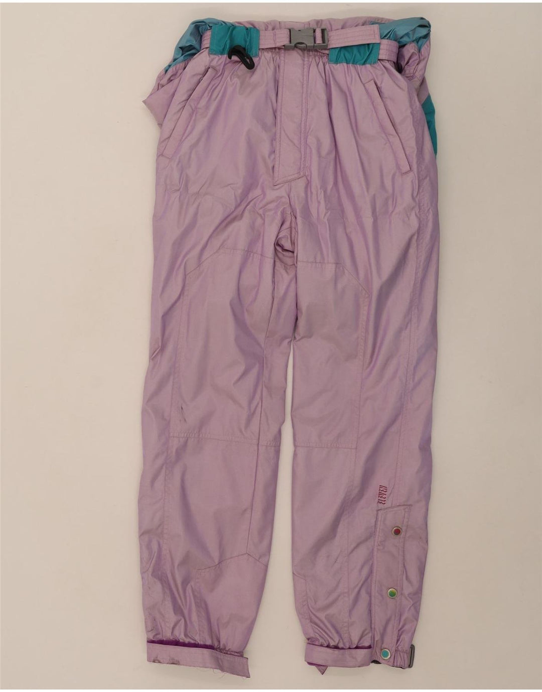 Tuta da sci vintage da donna EU 38 Medium multicolore Colourblock