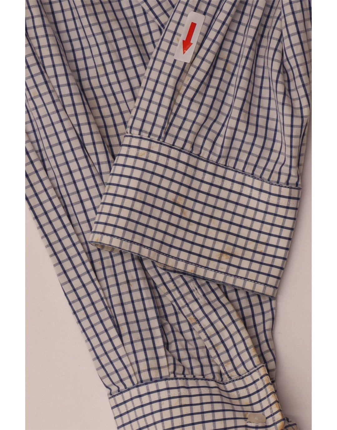 Camicia Fila da uomo in cotone a quadri blu medio