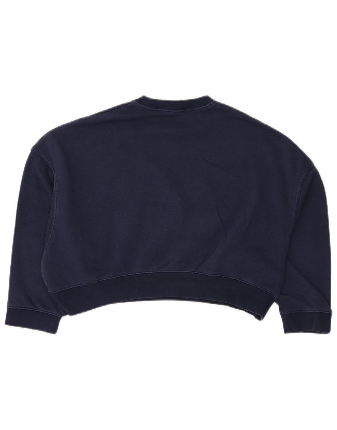 Maglione felpa oversize corto NIKE per ragazze 10-11 anni medio blu navy