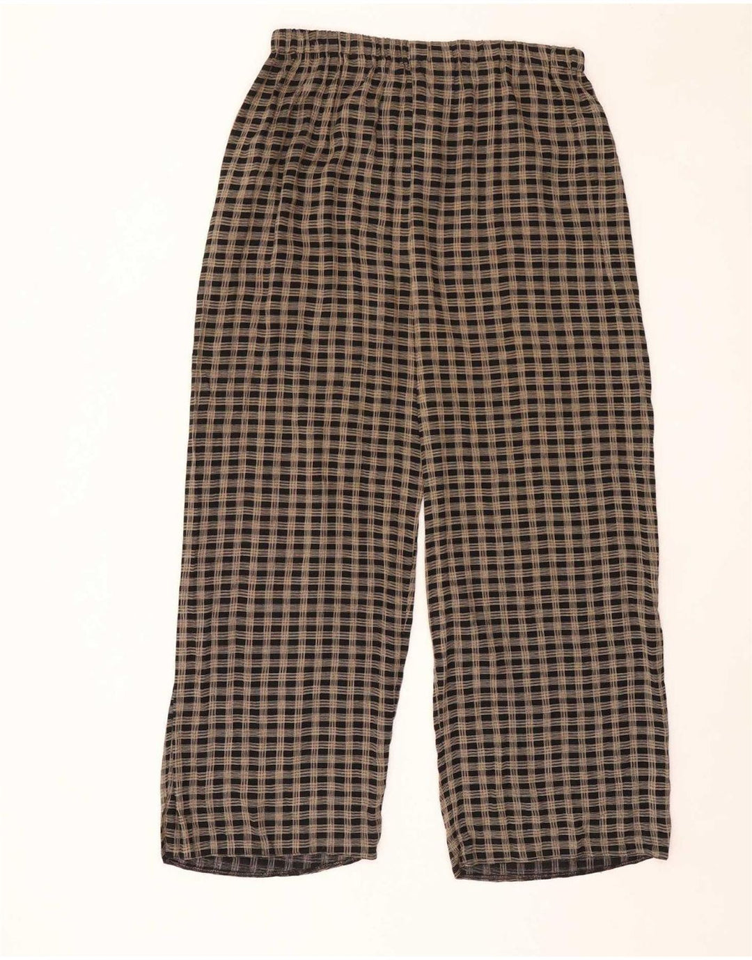 Set da 2 pezzi da donna Bhs UK 14 Large W34 L26 Viscosa a quadri nera