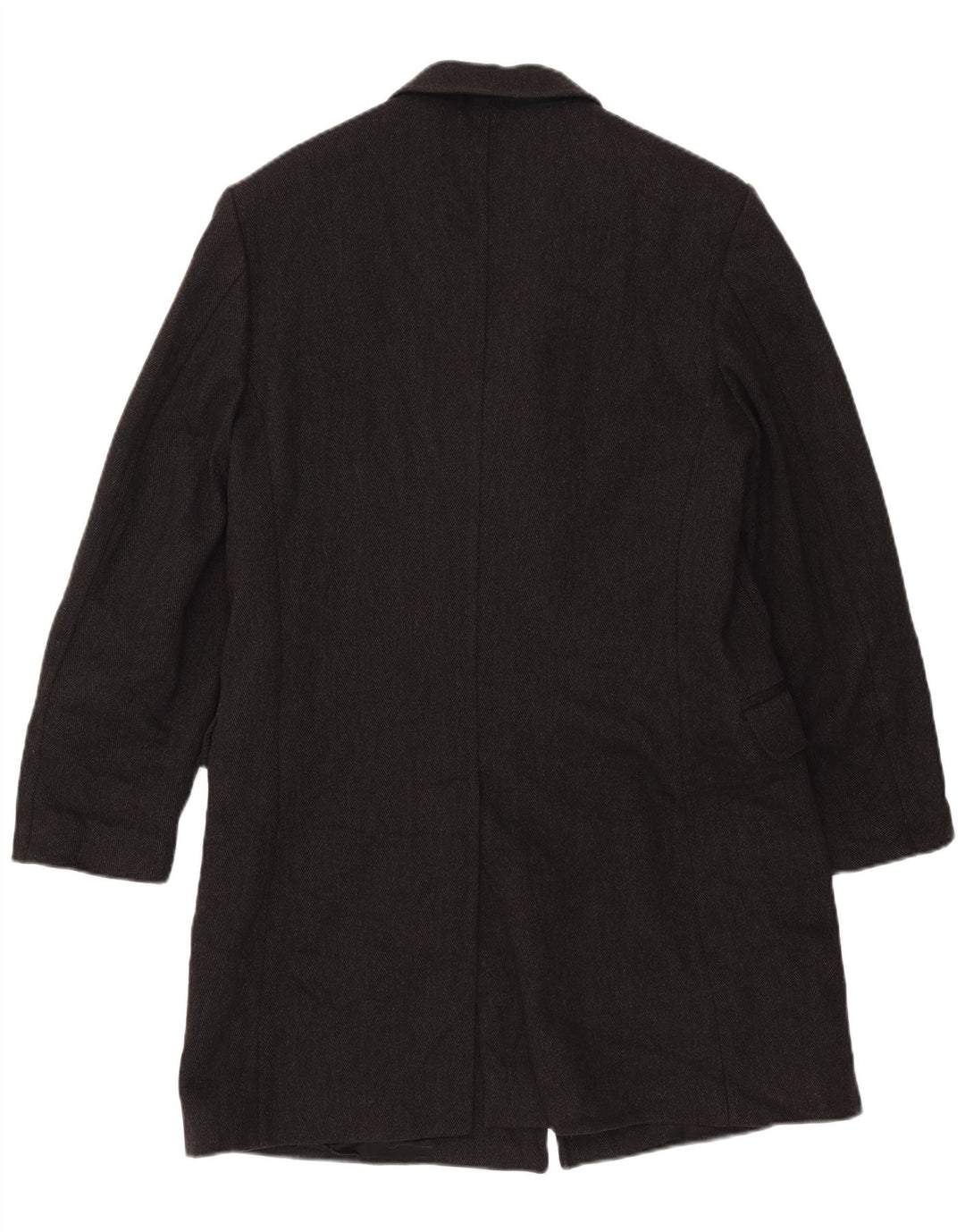 Cappotto da uomo Fay UK 38 grigio medio a spina di pesce