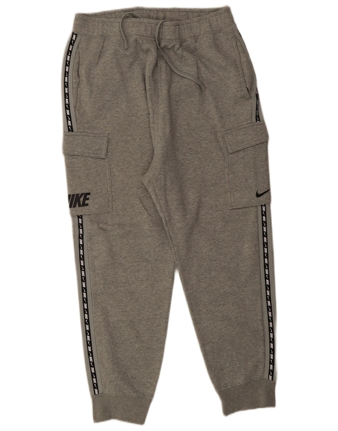 Pantaloni da tuta Nike Graphic Cargo da uomo, pantaloni da jogging, grandi, grigi screziati