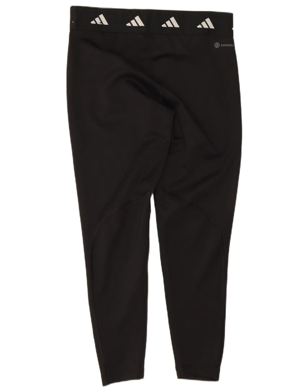 Leggings Adidas Aeroready Graphic da donna UK 16/18 Large Nero Poliestere