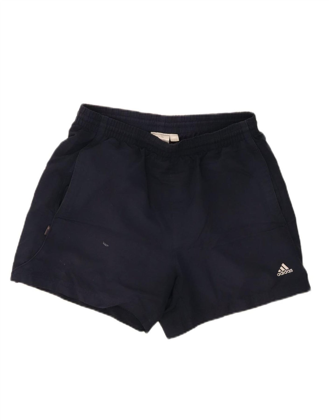 ADIDAS Mens Sport Shorts Medium Navy Blue Polyester