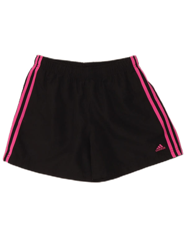 Pantaloncini sportivi Adidas da donna UK 8 Small W24 poliestere nero