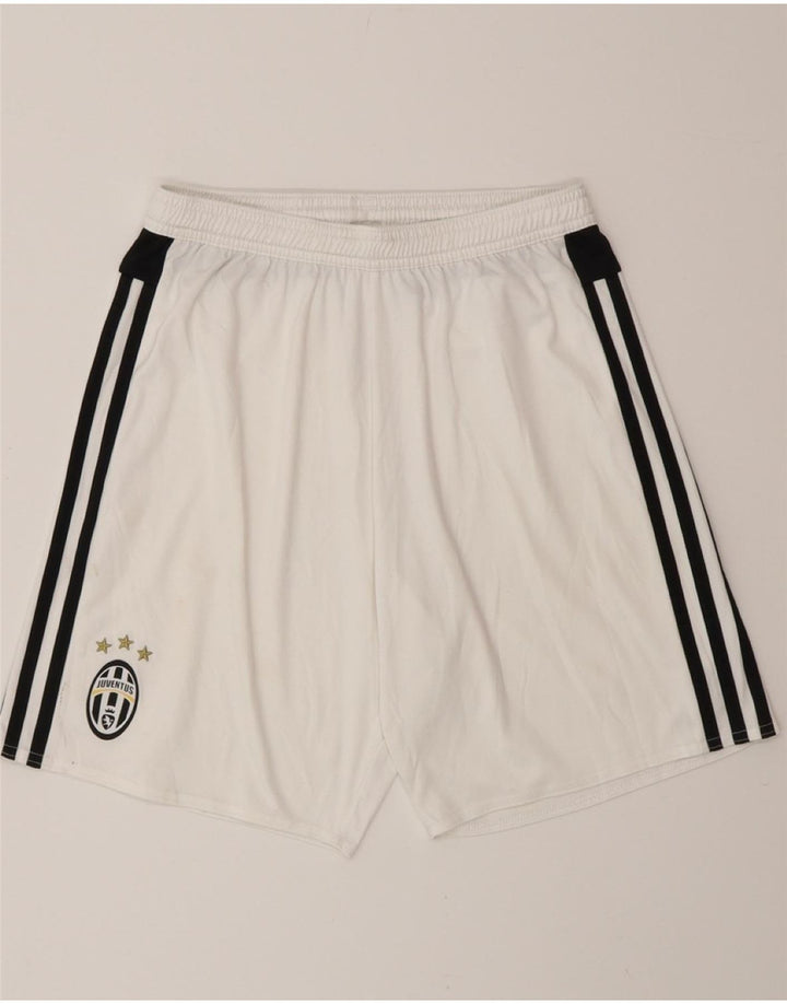 Pantaloncini sportivi ADIDAS da uomo Juventus piccoli in poliestere color block bianco
