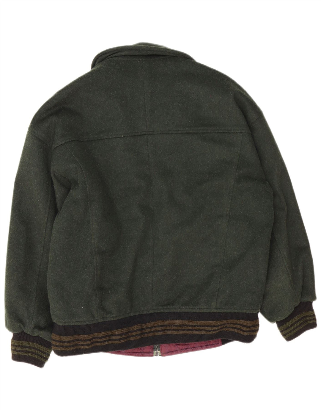 Giubbotto bomber vintage da uomo UK 40 grande colore verde