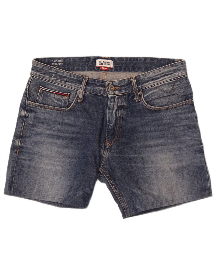 Pantaloncini di jeans Ryan da uomo Tommy Hilfiger W33 blu medio