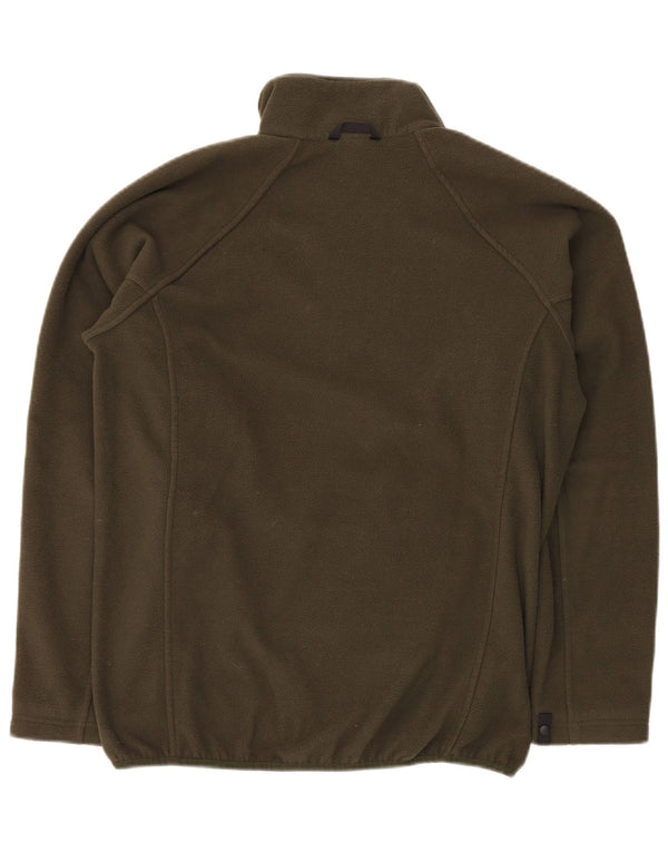 THE NORTH FACE Giacca in pile da uomo UK 36 Small Poliestere kaki