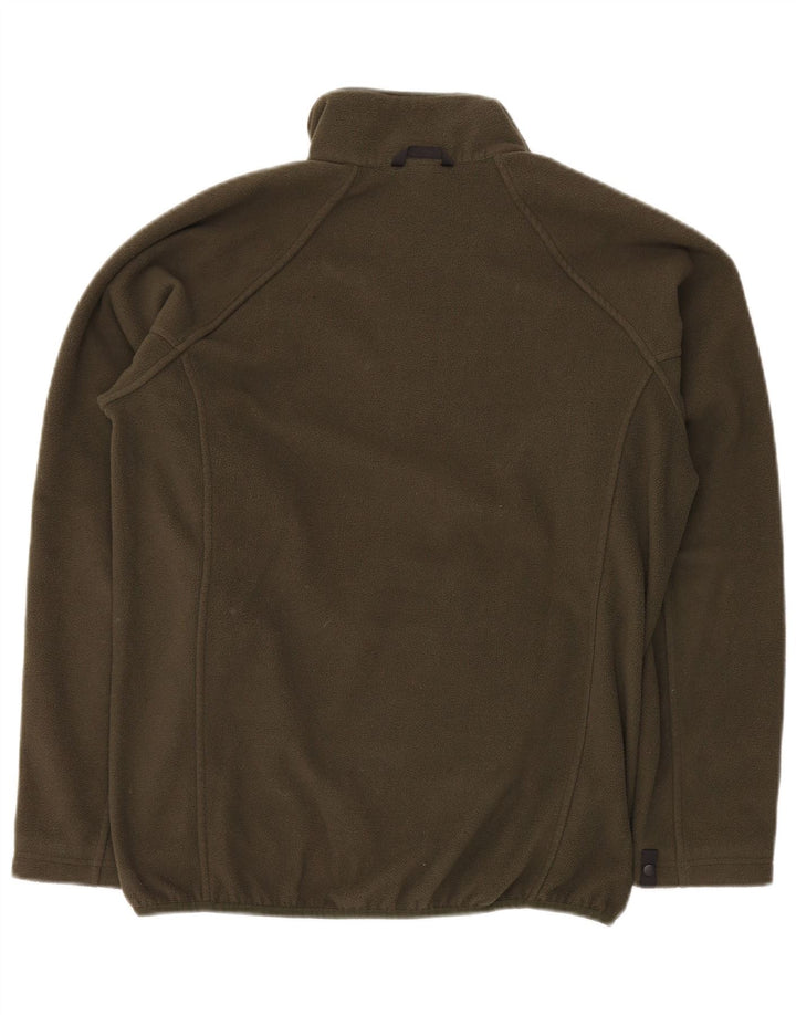 THE NORTH FACE Giacca in pile da uomo UK 36 Small Poliestere kaki