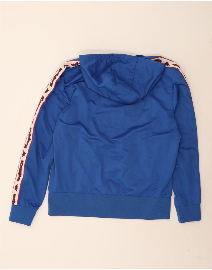 Giacca da tuta grafica da uomo Kappa XL blu poliestere color block