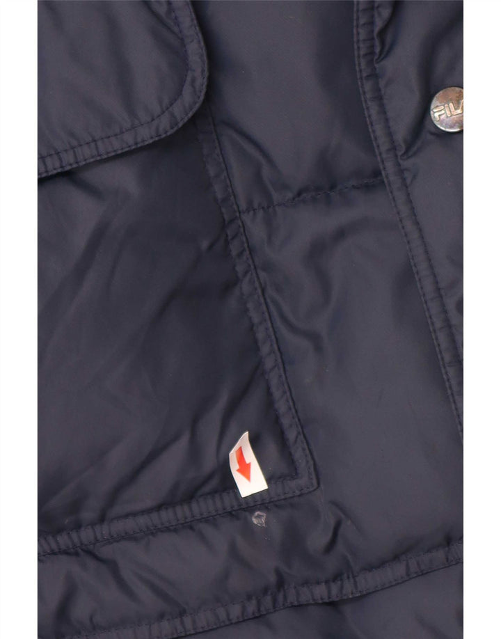 Gilet imbottito da uomo Fila IT 56 XL blu navy in poliammide