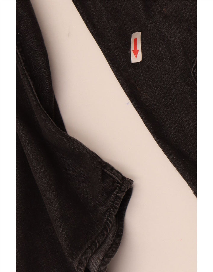 Camicia di jeans da uomo Superdry XL in cotone grigio