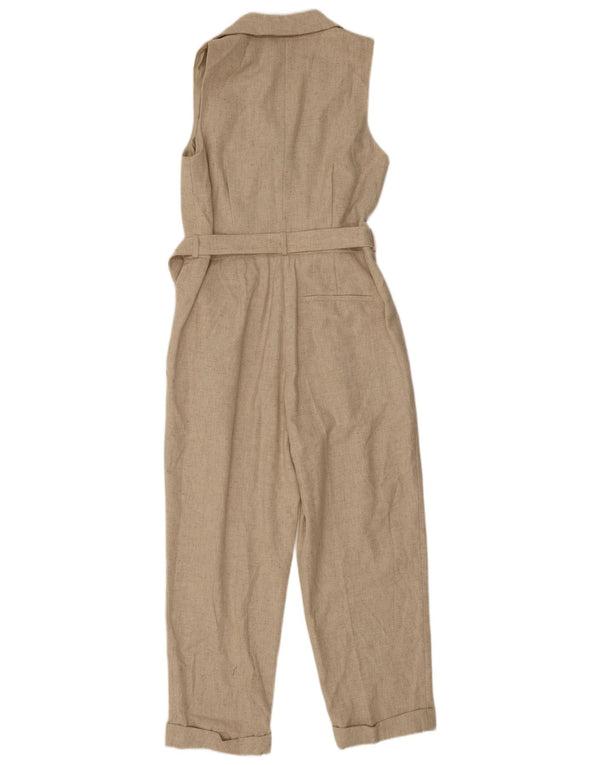 Tuta senza maniche da donna Reiss UK 12 Lana beige medio