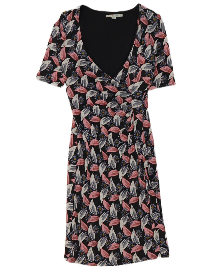 Abito tubino da donna Boden UK 12 Viscosa floreale multicolore media