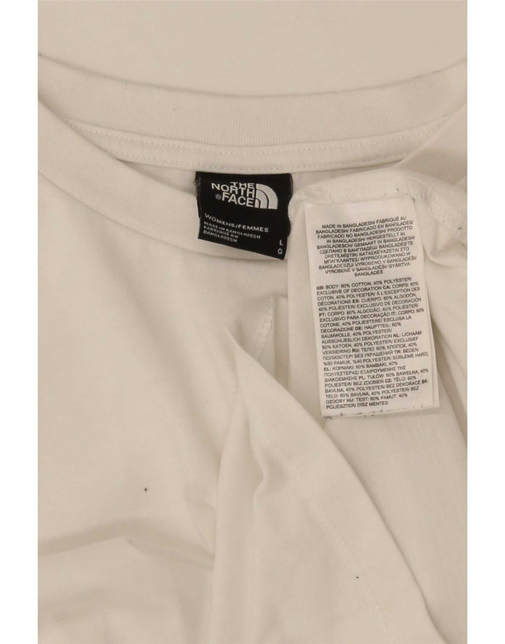 T-shirt grafica da uomo The North Face Top grande in cotone bianco