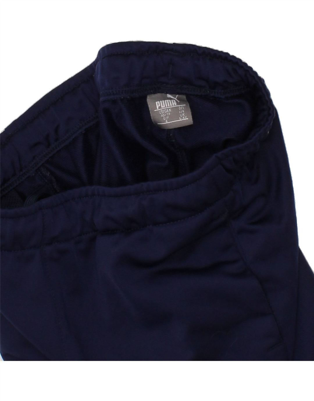 PUMA Boys Tracksuit Trousers 5-6 Years Navy Blue Polyester Vintage Puma and Second-Hand Puma from Messina Hembry 