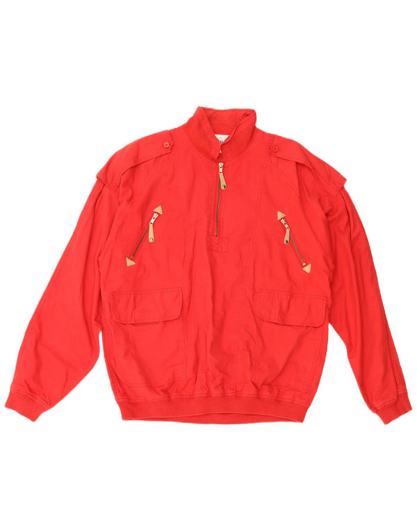 Giacca anorak militare New Fast da uomo C&A EU 48/50 cotone rosso medio