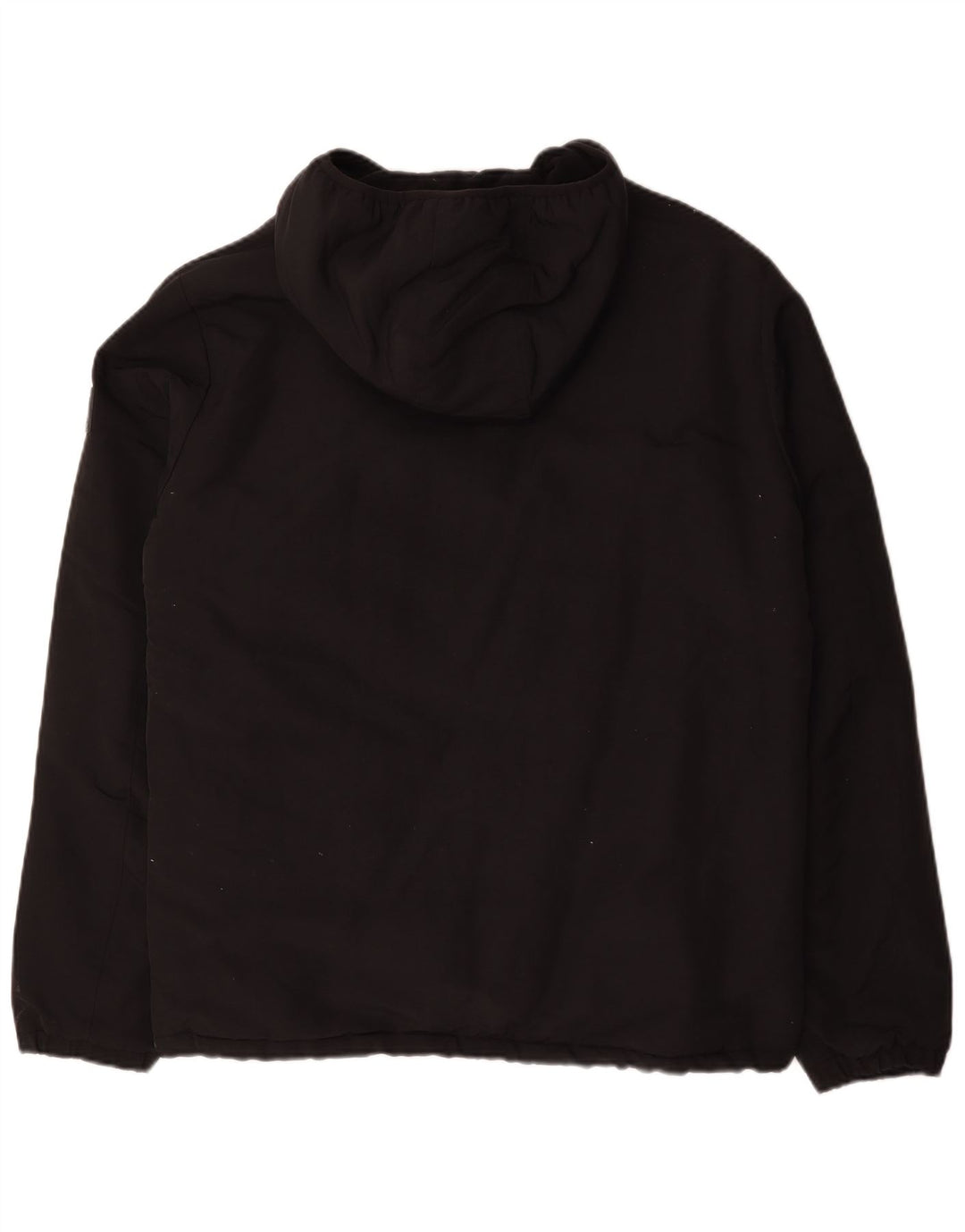 Giacca anorak con cappuccio da uomo Champion UK 42 XL nera in poliammide