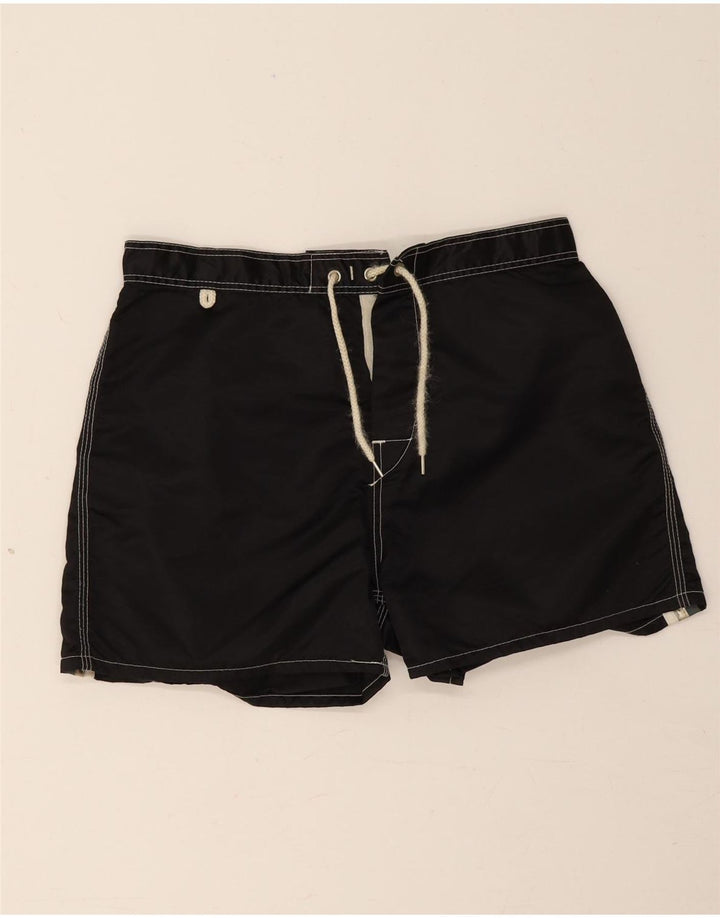 Pantaloncini da bagno da uomo Sundek nylon nero medio