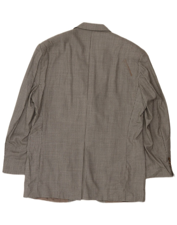 Giacca blazer da uomo a 2 bottoni Ralph Lauren UK 42 grande pied de poule grigio