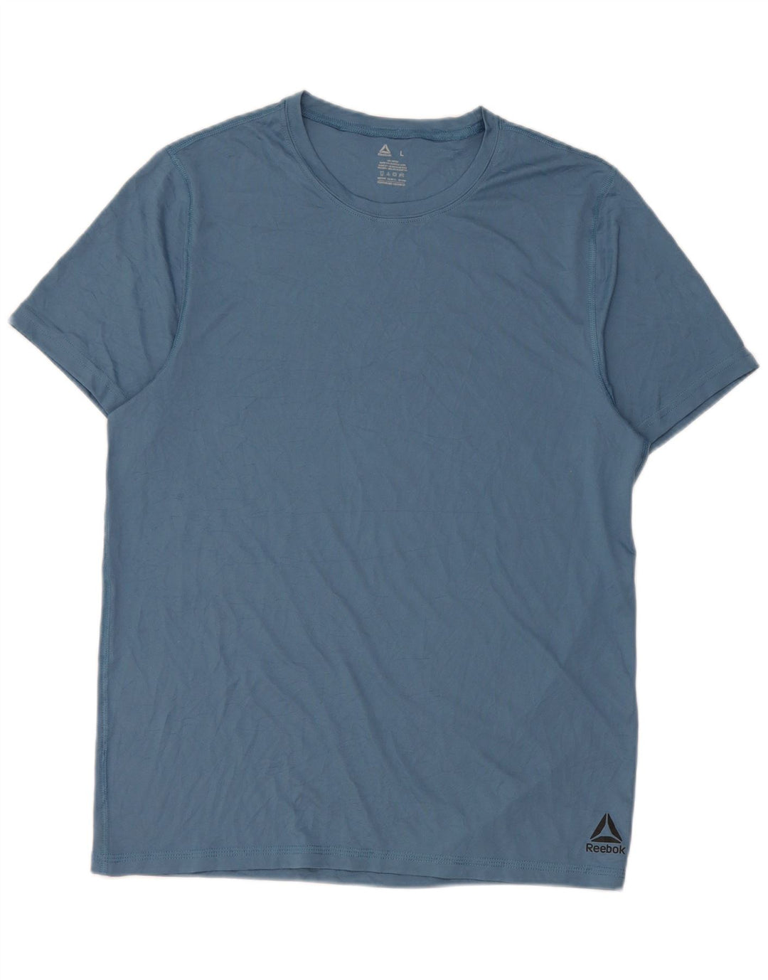 T-shirt da uomo Reebok Top Large blu in poliestere