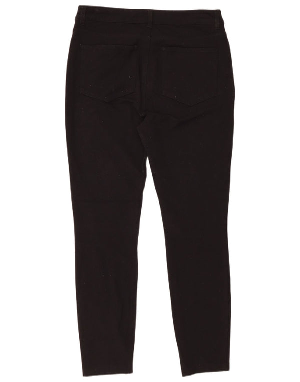 BODEN Jeans skinny a vita alta da donna UK 12 Medium W30 L28 Viscosa nera