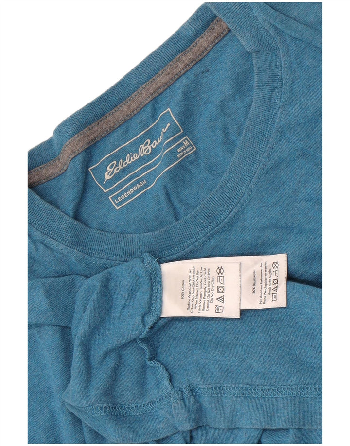 T-shirt da uomo Eddie Bauer Top in cotone blu medio