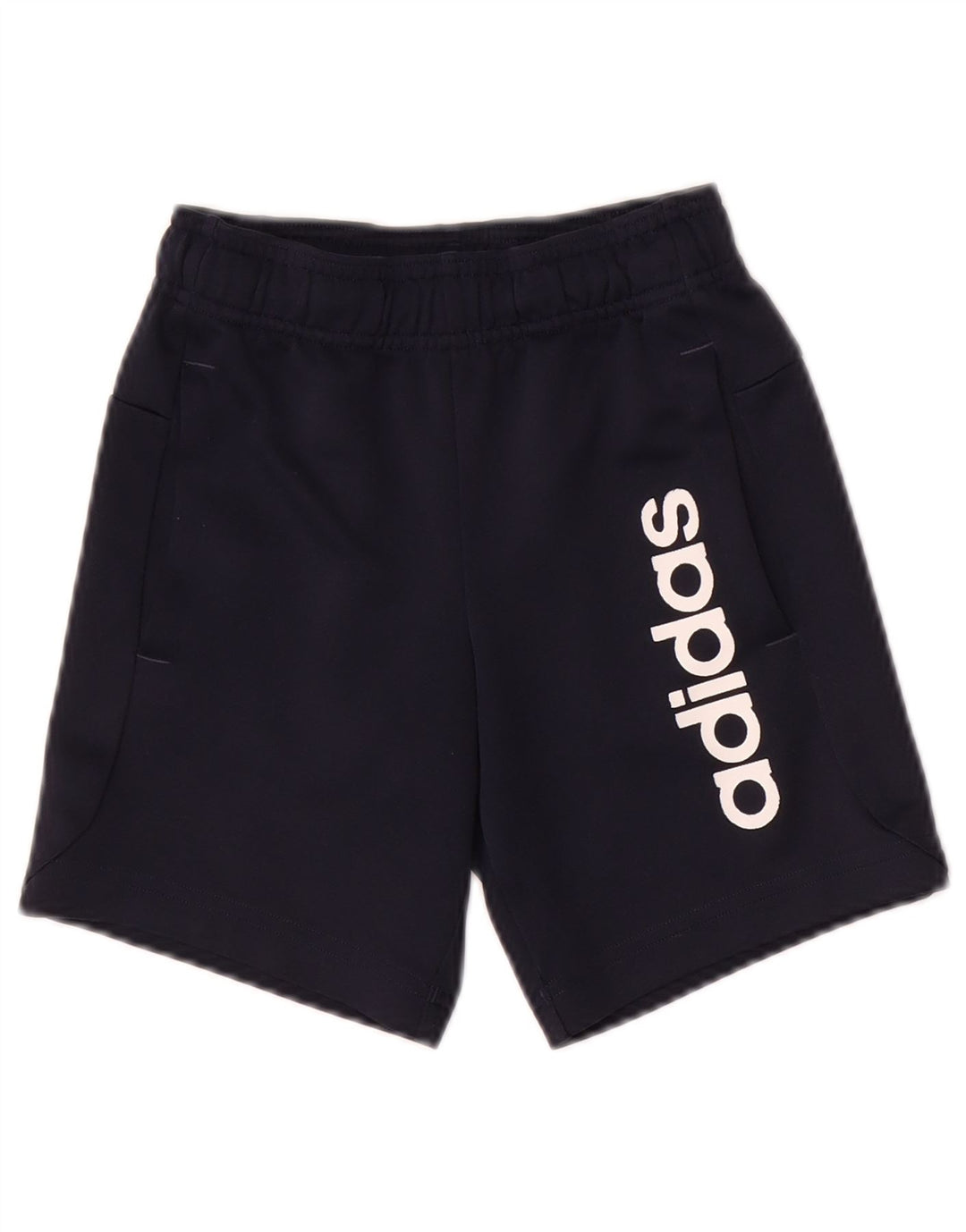 Pantaloncini sportivi grafici ADIDAS da ragazzo 7-8 anni blu navy