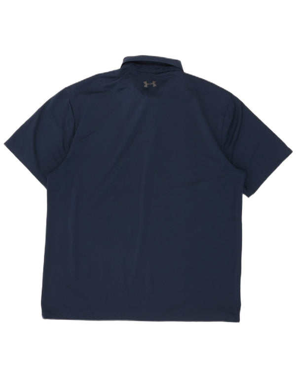 Polo da uomo Under Armour grande blu navy