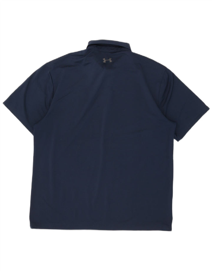 Polo da uomo Under Armour grande blu navy