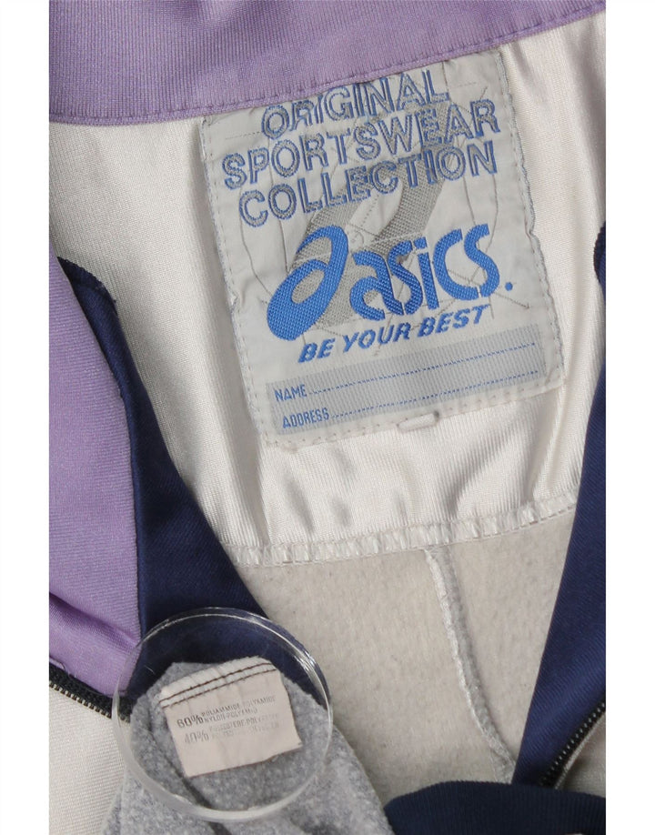 Giacca da ginnastica grafica da uomo Asics, colore blu navy medio