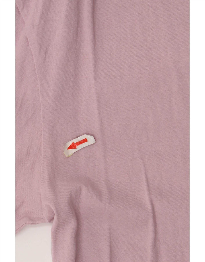 Jack & Jones T-shirt grafica da uomo grande in cotone rosa