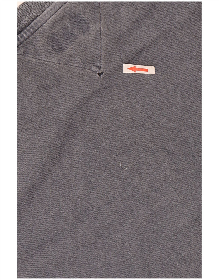 TOMMY HILFIGER T-shirt grafica da uomo Top in cotone grigio medio