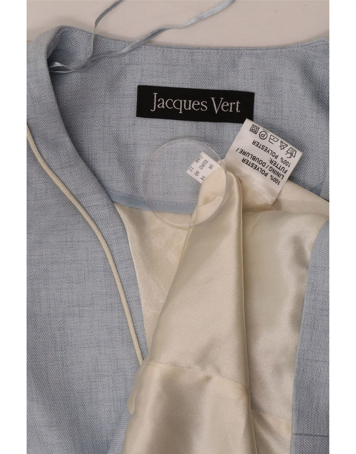 Giacca blazer a maniche corte da donna a 1 bottone Jacques Vert UK 14 grande blu