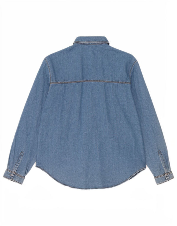 Camicia Jeans Zara Bambino 13-14 Anni Cotone Blu