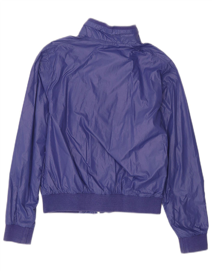 Giubbotto bomber Moncler per ragazze 11-12 anni in nylon blu
