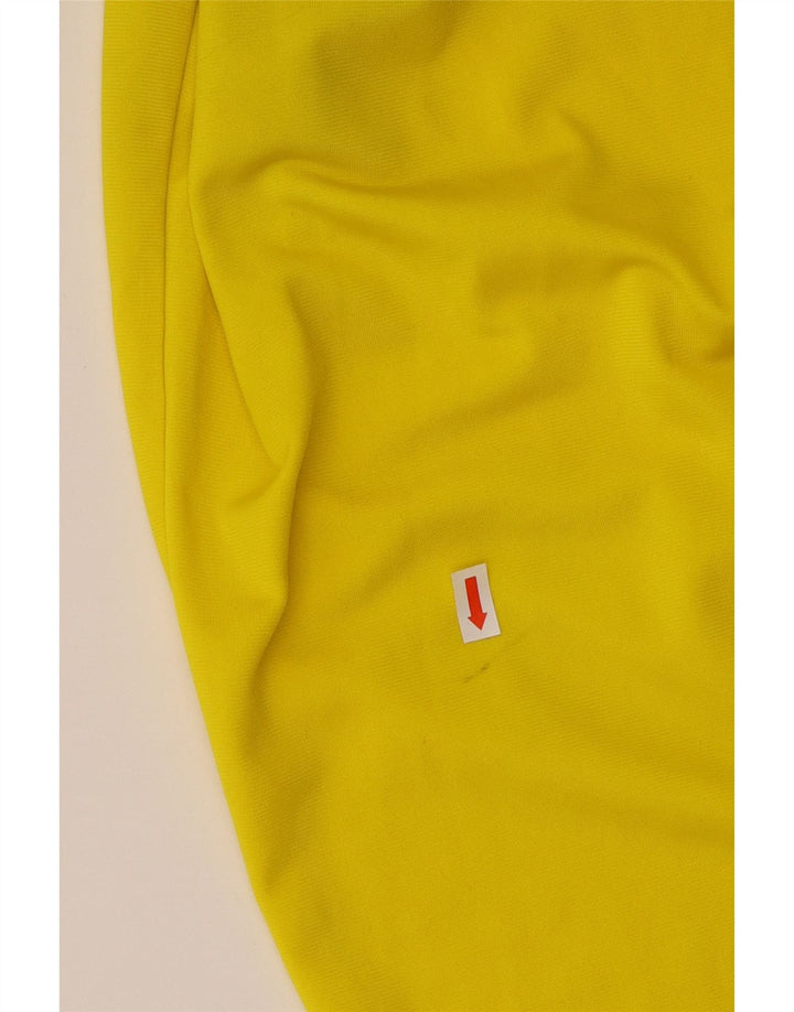 Pantaloni da tuta da donna ADIDAS UK 8 Small Giallo Poliestere